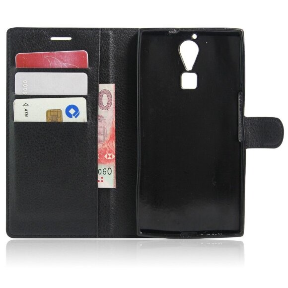 Чехол с визитницей для DOOGEE F5 / F5 Pro (черный) Чехол с визитницей для DOOGEE F5 / F5 Pro (черный)