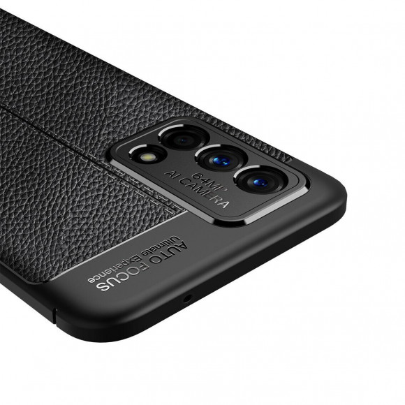 Чехол-накладка Litchi Grain для Realme GT Master Edition (черный) Чехол-накладка Litchi Grain для Realme GT Master Edition (черный)