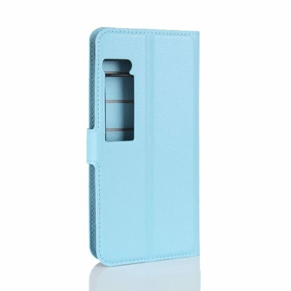 Чехол с визитницей для Meizu Pro 7 (голубой) Чехол с визитницей для Meizu Pro 7 (голубой)