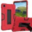 Гибридный TPU чехол для Samsung Galaxy Tab A7 Lite SM-T220 / SM-T225 (красный+черный)