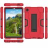 Гибридный TPU чехол для Samsung Galaxy Tab A7 Lite SM-T220 / SM-T225 (красный+черный)