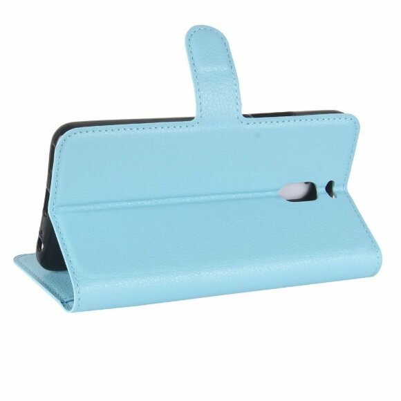 Чехол с визитницей для Meizu M6 Note (голубой)