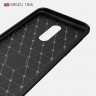 Чехол-накладка Carbon Fibre для Meizu 16th (M882H) (черный)