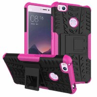 Чехол Hybrid Armor для Xiaomi Mi4s (черный + розовый)