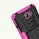 Чехол Hybrid Armor для Samsung Galaxy J7 Prime SM-G610F/DS (черный + розовый) (On7 2016 SM-G6100)