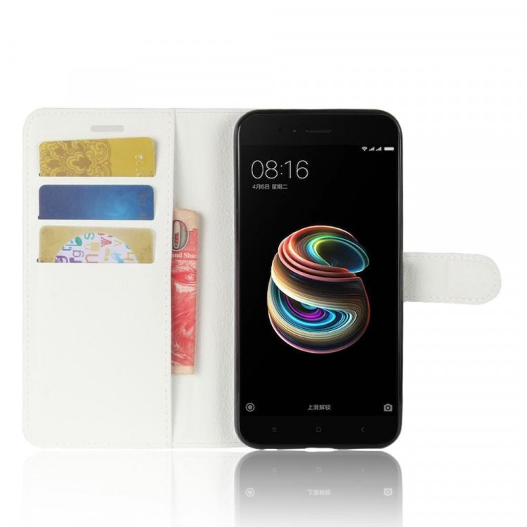Чехол с визитницей для Xiaomi Mi 5X / Mi A1 (белый)