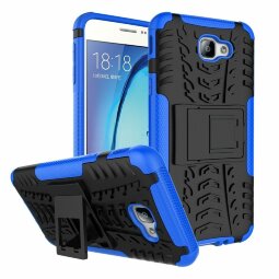 Чехол Hybrid Armor для Samsung Galaxy J5 Prime SM-G570F (черный + голубой)