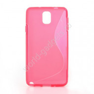 Нескользящий чехол для Samsung Galaxy Note 3 / N9000 (малиновый) Нескользящий чехол для Samsung Galaxy Note 3 / N9000 (малиновый)