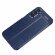 Чехол-накладка Litchi Grain для Samsung Galaxy A14 (темно-синий)