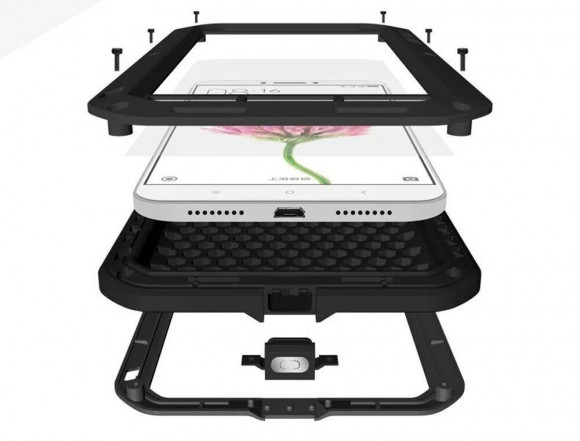 Гибридный чехол LOVE MEI для Xiaomi Mi Max (желтый) Гибридный чехол LOVE MEI для Xiaomi Mi Max (желтый)