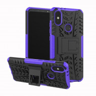 Чехол Hybrid Armor для Xiaomi Mi 6X / Xiaomi Mi A2 (черный + фиолетовый) Чехол Hybrid Armor для Xiaomi Mi 6X / Xiaomi Mi A2 (черный + фиолетовый)