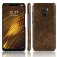 Чехол Litchi Texture для Xiaomi Pocophone F1 / Poco F1 (коричневый) Чехол Litchi Texture для Xiaomi Pocophone F1 / Poco F1 (коричневый)