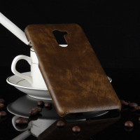 Чехол Litchi Texture для Xiaomi Pocophone F1 / Poco F1 (коричневый)