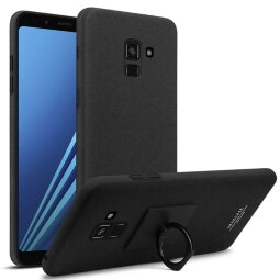 Чехол iMak Finger для Samsung Galaxy A8 Plus (2018) (черный)