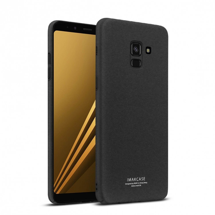 Чехол iMak Finger для Samsung Galaxy A8 Plus (2018) (черный)