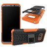 Чехол Hybrid Armor для Samsung Galaxy S8+ (черный + оранжевый)