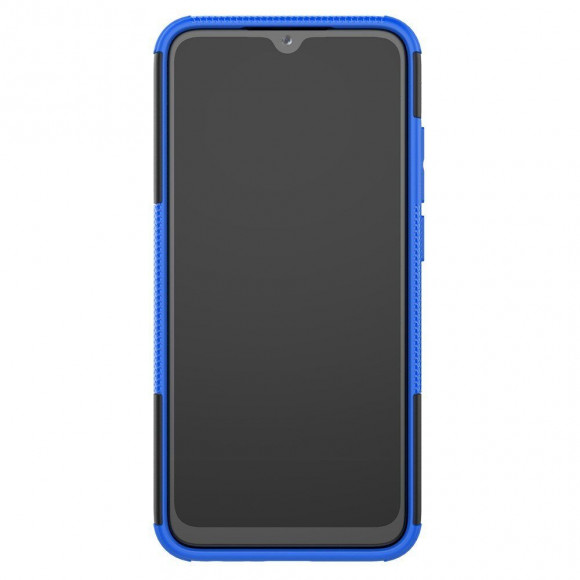 Чехол Hybrid Armor для Xiaomi Redmi Note 8 (черный + голубой) Чехол Hybrid Armor для Xiaomi Redmi Note 8 (черный + голубой)