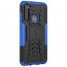 Чехол Hybrid Armor для Xiaomi Redmi Note 8 (черный + голубой)