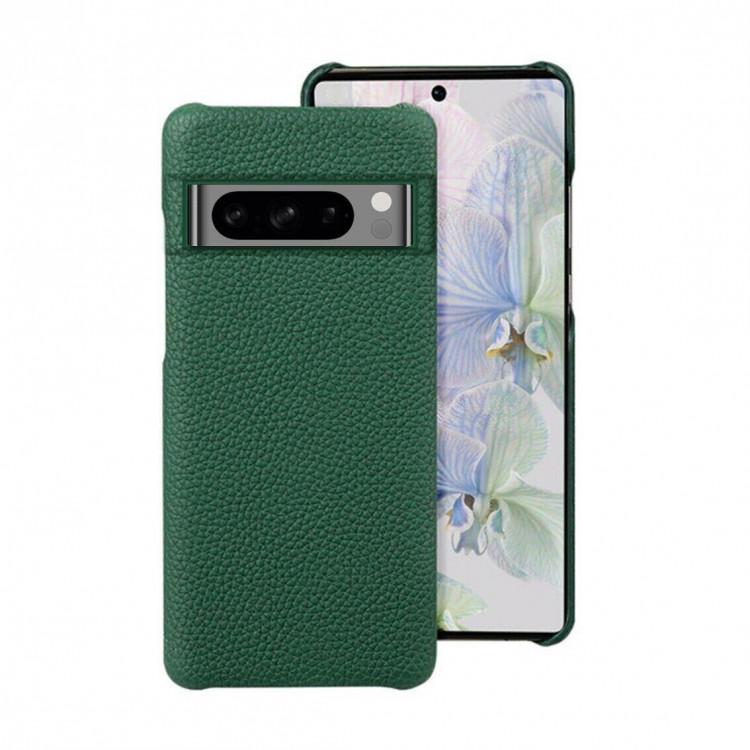 Кожаный чехол Cowhide для Google Pixel 8 Pro (зеленый)
