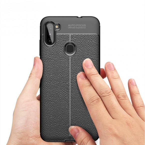 Чехол-накладка Litchi Grain для Samsung Galaxy A11 / Galaxy M11 (красный) Чехол-накладка Litchi Grain для Samsung Galaxy A11 / Galaxy M11 (красный)