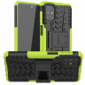 Чехол Hybrid Armor для Samsung Galaxy M51 (черный + зеленый)