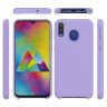 Силиконовый чехол Mobile Shell для Samsung Galaxy M20 (фиолетовый)