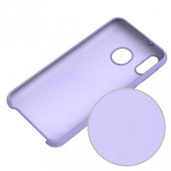 Силиконовый чехол Mobile Shell для Samsung Galaxy M20 (фиолетовый)