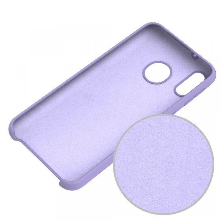 Силиконовый чехол Mobile Shell для Samsung Galaxy M20 (фиолетовый)