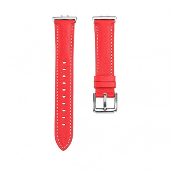 Кожаный ремешок для Samsung Galaxy Fit 3 SM-R390 (красный) Кожаный ремешок для Samsung Galaxy Fit 3 SM-R390 (красный)