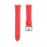 Кожаный ремешок для Samsung Galaxy Fit 3 SM-R390 (красный)