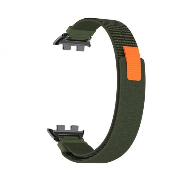 Ремешок с нейлоновой петлей для Honor Band 9 (армейский зеленый) Ремешок с нейлоновой петлей для Honor Band 9 (армейский зеленый)