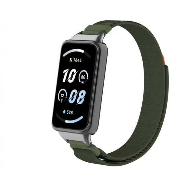 Ремешок с нейлоновой петлей для Honor Band 9 (армейский зеленый) Ремешок с нейлоновой петлей для Honor Band 9 (армейский зеленый)