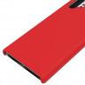 Силиконовый чехол Mobile Shell для Samsung Galaxy Note 10+ (Plus) (красный)