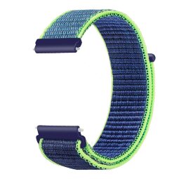 Нейлоновый ремешок для часов 18мм (голубой+зеленый)