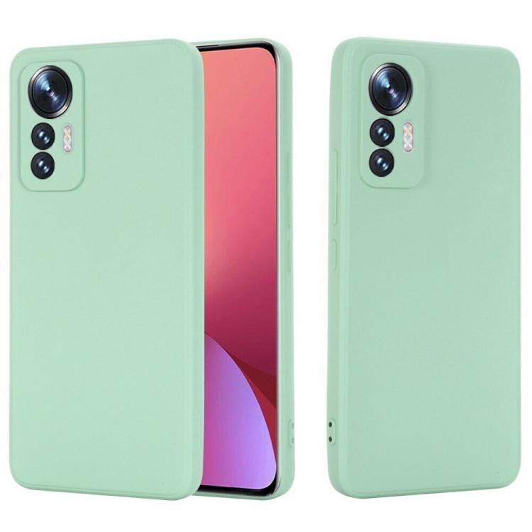 Силиконовый чехол Mobile Shell для Xiaomi 12 Lite (зеленый)