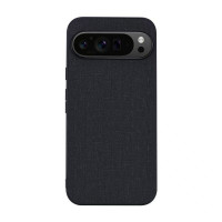 Чехол с тканевой текстурой для Google Pixel 9, Pixel 9 Pro (черный)