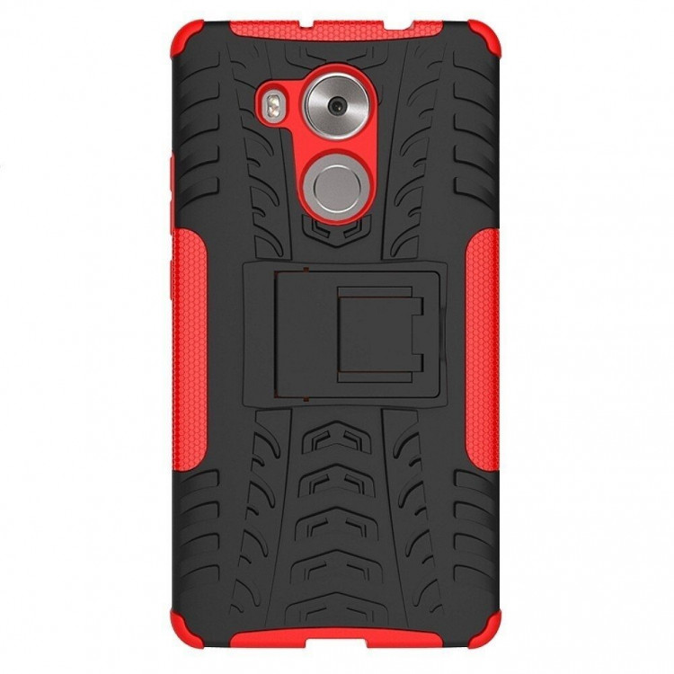 Чехол Hybrid Armor для Huawei Mate 8 (черный + красный)