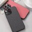 Чехол с тканевой текстурой для iPhone 13 Pro Max (розовый)