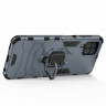 Чехол Armor Ring Holder для Samsung Galaxy A22 (темно-синий)