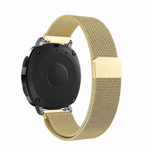 Миланский сетчатый браслет Luxury для Samsung Gear Sport / Gear S2 Classic / Galaxy Watch 42мм / Watch Active / Watch 3 (41мм) / Watch4 (золотой) Миланский сетчатый браслет Luxury для Samsung Gear Sport / Gear S2 Classic / Galaxy Watch 42мм / Watch Active / Watch 3 (41мм) / Watch4 (золотой)