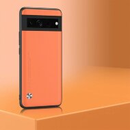Чехол из искусственной кожи для Google Pixel 7 (оранжевый) Чехол из искусственной кожи для Google Pixel 7 (оранжевый)