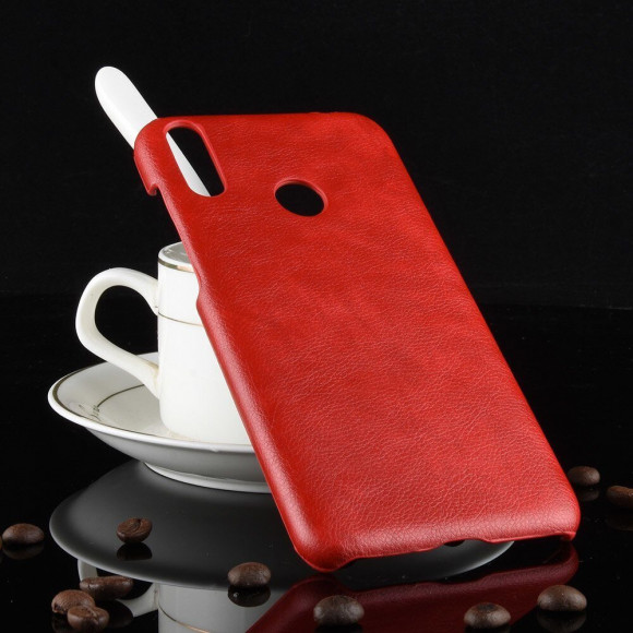 Чехол Litchi Texture для Huawei Honor 8C (красный) Чехол Litchi Texture для Huawei Honor 8C (красный)