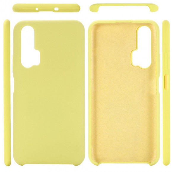 Силиконовый чехол Mobile Shell для Honor 20 Pro (желтый)