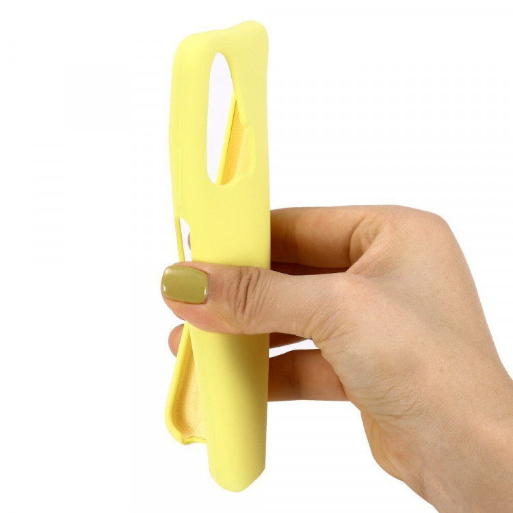 Силиконовый чехол Mobile Shell для Honor 20 Pro (желтый)