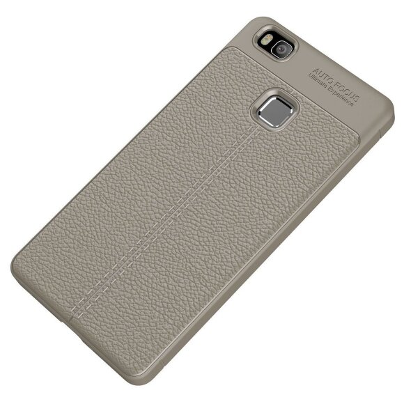 Чехол-накладка Litchi Grain для Huawei P9 Lite (серый) Чехол-накладка Litchi Grain для Huawei P9 Lite (серый)