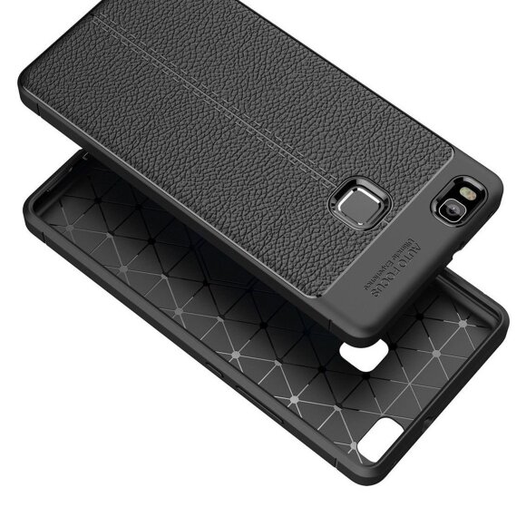 Чехол-накладка Litchi Grain для Huawei P9 Lite (серый) Чехол-накладка Litchi Grain для Huawei P9 Lite (серый)