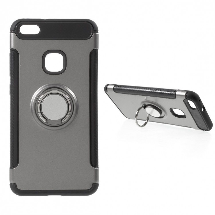 Чехол Hybrid Kickstand для Huawei P10 Lite (серый)