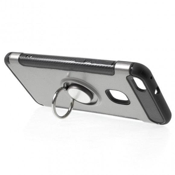 Чехол Hybrid Kickstand для Huawei P10 Lite (серый) Чехол Hybrid Kickstand для Huawei P10 Lite (серый)