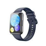 Силиконовый ремешок для Huawei Watch Fit 2 (темно-синий) Силиконовый ремешок для Huawei Watch Fit 2 (темно-синий)
