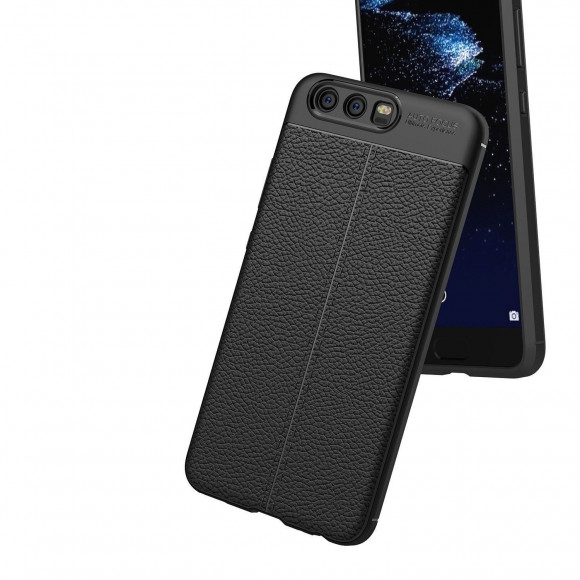 Чехол-накладка Litchi Grain для Huawei P10 Plus (черный) Чехол-накладка Litchi Grain для Huawei P10 Plus (черный)